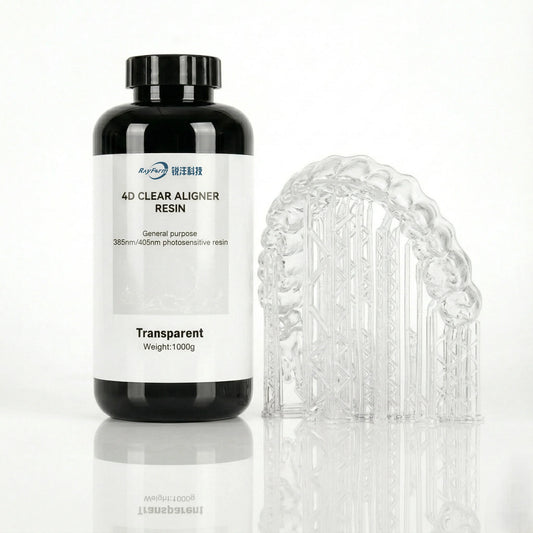 Resina de impresión 3D de alineadores transparentes 4D dentales